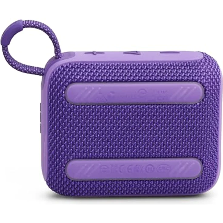 JBL Go 4 in Lila – Tragbare Bluetooth-Lautsprecher-Box Pro Sound, tiefem Bass und Playtime-Boost-Funktion – Wasserfest und staubfest – 7 h Laufzeit – Bild 4