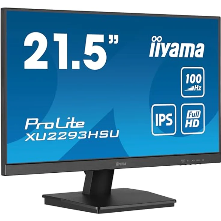 iiyama Prolite XU2293HSU-B7 21,5" IPS LED-Monitor schwarz, Full-HD 100Hz HDMI DP USB2.0 Adaptive Sync – Bild 1
