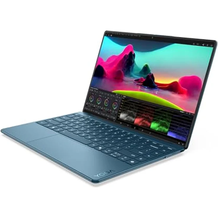 Lenovo Yoga Slim 9 AI Laptop | 14" 4K WQUXGA OLED Display | Intel Core Ultra 7 258V | 32GB RAM | 1TB SSD | Intel Arc Grafik | Windows 11 Home | QWERTZ | Tidal Teal – Bild 2