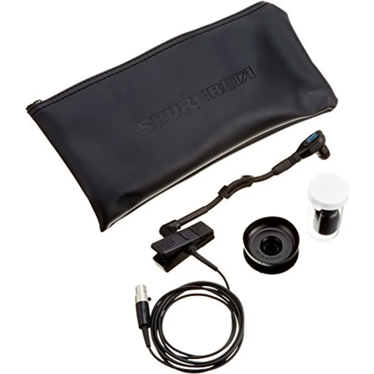 Shure WB98H/C Miniatur-Clip-On-Instrumentenmikrofon mit Kondensatorkapsel und Nierencharakteristik (kabellose Version des BETA 98H/C)