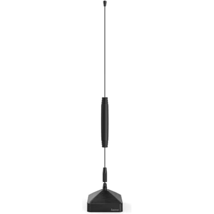 Hama 221081 Basic DVB-T2 Zimmerantenne, 360° Empfang, 87.5 - 1479.5 MHz, schwarz – Bild 2