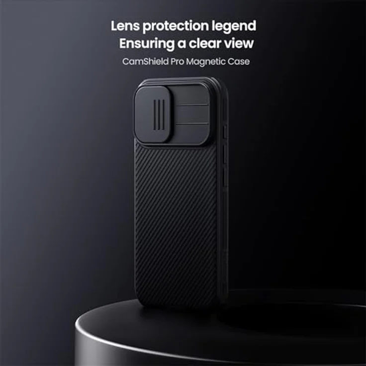 Nillkin CamShield PRO Magnetic Back Cover für Apple iPhone 17, Robustes Protection Case mit innovativem Kameraschützer, Schwarz – Bild 6