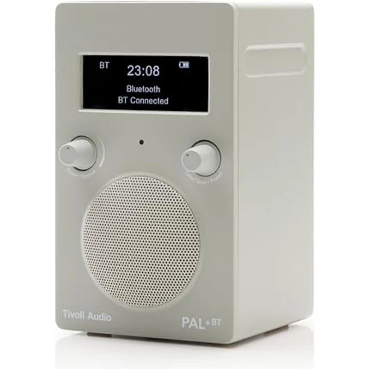 Tivoli Audio PAL+ BT3, Tragbares DAB+/FM/Bluetooth Radio mit 10 Stunden Akkulaufzeit, grau – Bild 4