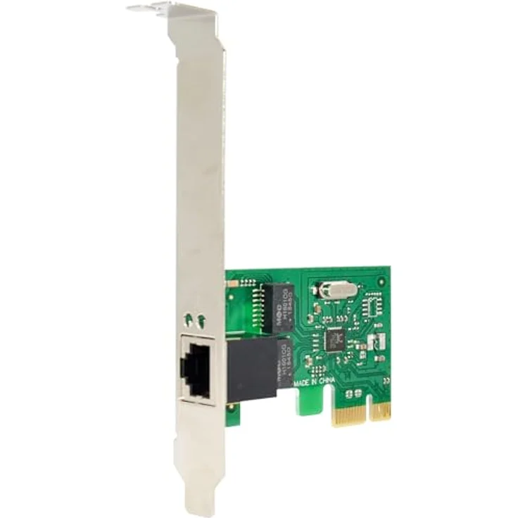 InLine Gigabit Netzwerkkarte PCIe x1, RJ45 LAN Karte 10/100/1000 Mb/s, Realtek RTL8111F, Low Profile, Wake-on-LAN, für Windows/Linux Server/Desktop, 51127F – Bild 2