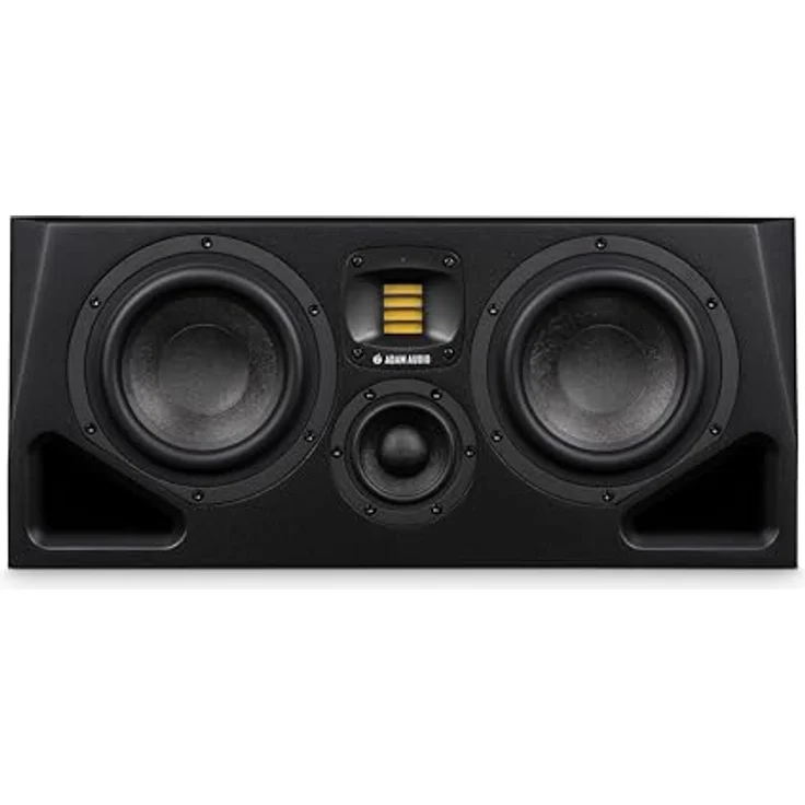 ADAM Audio A77H Studiomonitor, dreiwege Lautsprecher mit zwei 7" MLM-Tiefmitteltönern, 3,5" Mitteltöner, handgefertigtem AMT-Hochtöner und drehbarem HPS-Waveguide – Bild 1