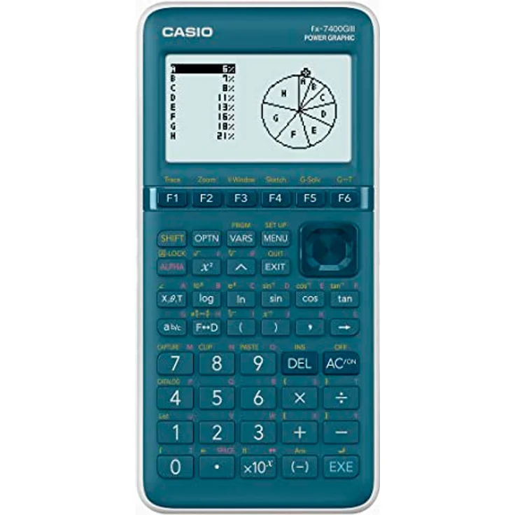Casio FX-7400GIII Grafikrechner Cyan Display (Stellen): 21 batteriebetrieben (B x H x T) 87.5 x 21.3 - Preisvergleich – Bild 1