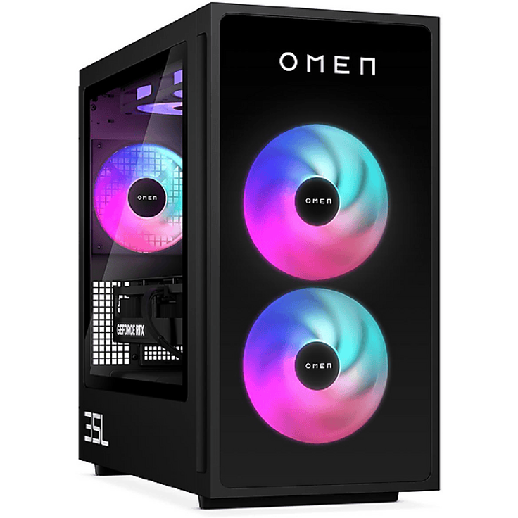 HP OMEN 35L GT16-0379ng, Gaming PC mit Intel® Core™ i7-14700F, 32 GB RAM, 1 TB SSD, GeForce RTX™ 5070, Windows 11 Home, schwarz