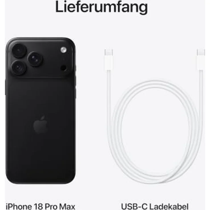 Apple iPhone 18 Pro Max, Smartphone mit A20 Pro Chip, 256GB, Schwarz, 6.9 Zoll – Bild 10