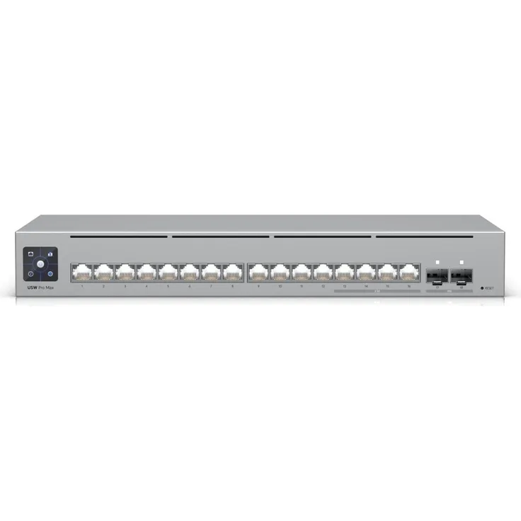 Ubiquiti Pro Max 16 Managed Switch 2x 10G SFP+, 4x 2.5GbE, 12x 1GbE (18 Ports), Netzwerk Switch by Ubiquiti