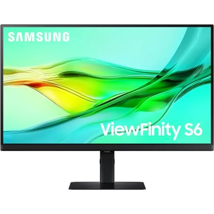 Samsung ViewFinity S60UD Monitor 27 Zoll, QHD/WQHD, 100 Hz, HDR10, USB-C (90 W), Daisy Chain, Integrierter KVM-Switch, LS27D600UAUXEN – Bild 1