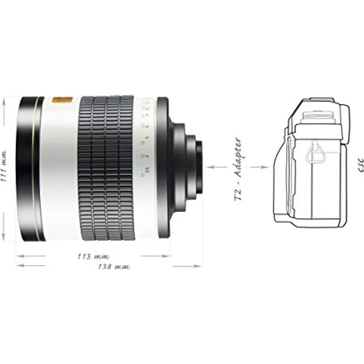 Walimex pro 800-8,0 DSLR Spiegel Nikon F – Bild 7