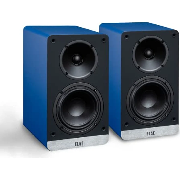 ELAC Kompakt Lautsprecher Debut ConneX DCB41, Boxen für Audiowiedergabe via HDMI, USB, Phono & Bluetooth, exzellenter Klang & hochwertiges Design, 1 Aktivlautsprecher-Set, Blau – Bild 1