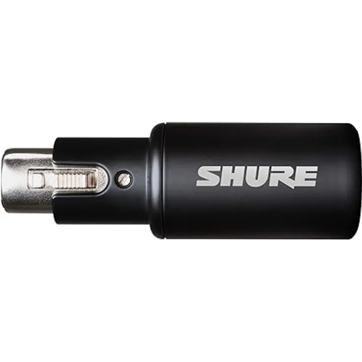 Shure MVX2U Gen 2, digitales XLR‑zu‑USB Audiointerface für Mikrofone, kompatibel mit Mac, Windows, iOS & Android, 60 dB Verstärkung, Zero-Latenz-Monitoring, inkl. USB-C-Kabel