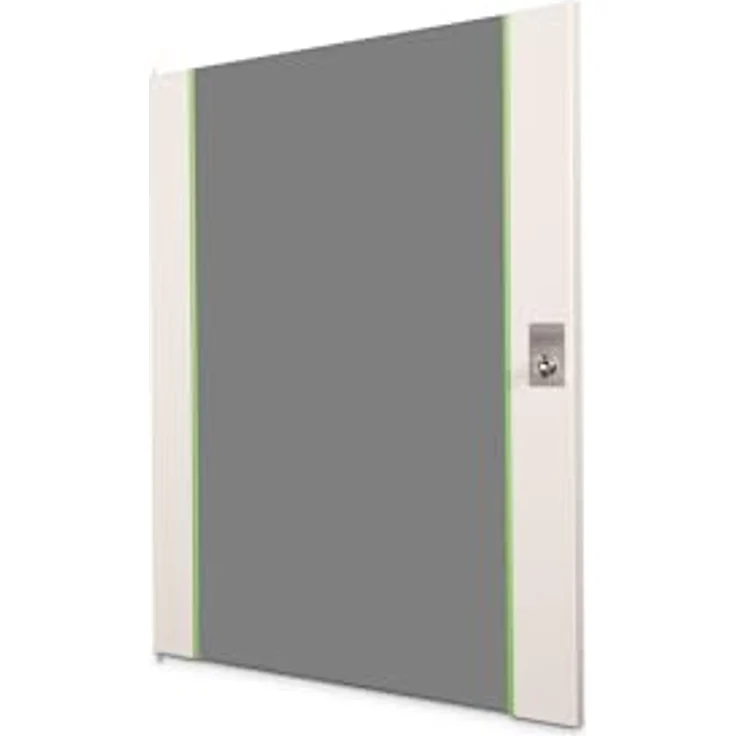 Digitus DN-19 D-16-U, Fronttür aus Sicherheitsglas mit Stahlrahmen für 16U Wandgehäuse, grau, inklusive Schloss und Schlüssel – Bild 1
