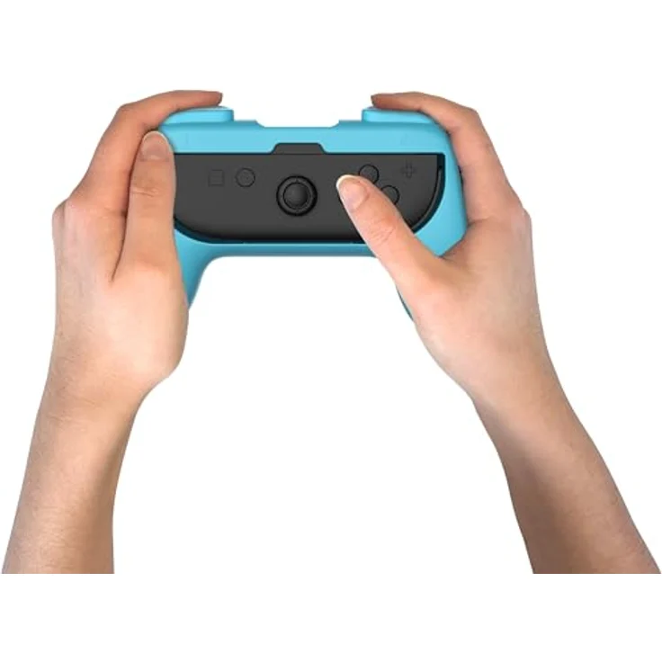 SUBSONIC Griffe Halterung für JoyCon Switch & Switch 2, Komfort Joystick Griffe in Blau und Rot, verbessert Griffigkeit und Schutz – Bild 5