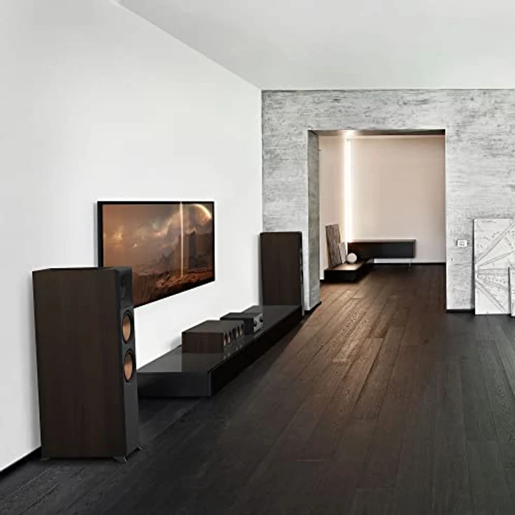 Klipsch Reference Premiere RP-8060FA II, Dolby Atmos Standlautsprecher mit 6,5 Zoll Höhenlautsprecher, Walnuss – Bild 3