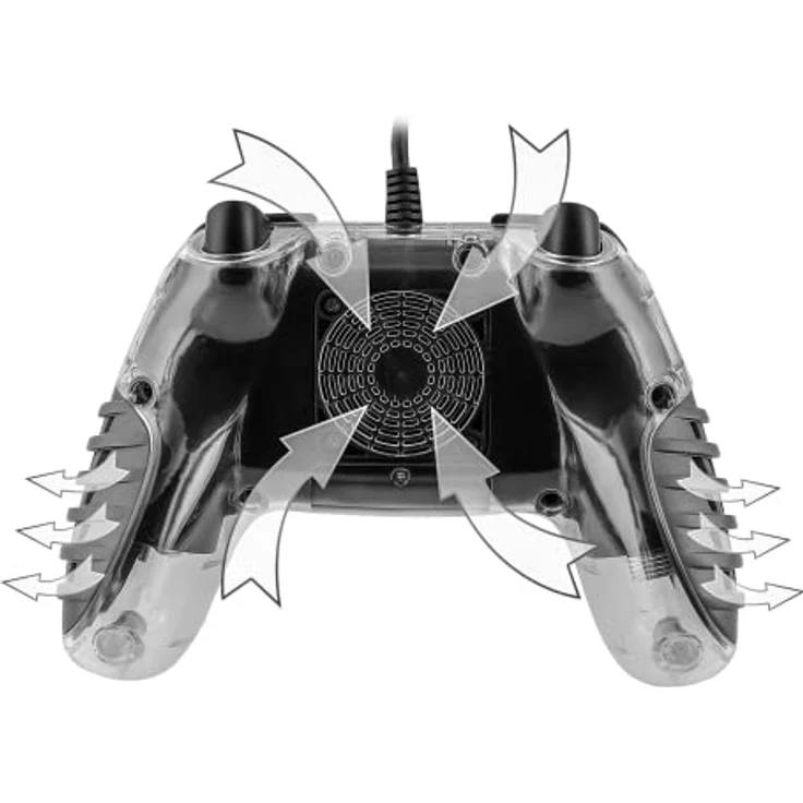 Nyko Air Glow Wired Controller für Nintendo Switch, ergonomischer Gaming Controller, schwarz – Bild 5