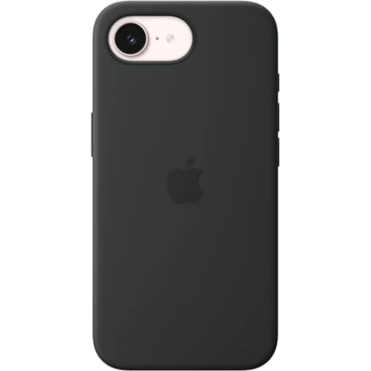 Apple iPhone 17e Silikon Case mit MagSafe, Schwarz – Schützendes und umweltfreundliches Design mit Mikrofaserfutter und integrierten Magneten für kabelloses Laden – Bild 2