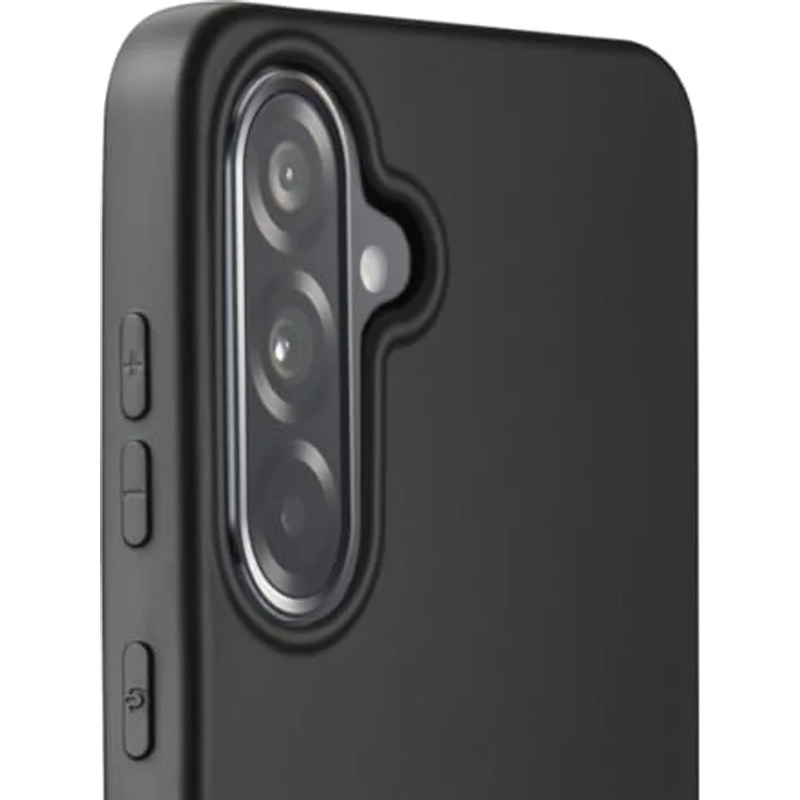 HAMA Fantastic Feel Backcover für Samsung Galaxy A36, kratzfester Schutz, elegantes Schwarz, mit angenehmer Haptik und Kameraschutz – Bild 4