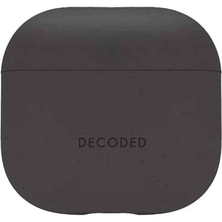Decoded Silicone Aircase, Silikonhülle für AirPods mit Sturzschutz bis 1,2m, schwarz