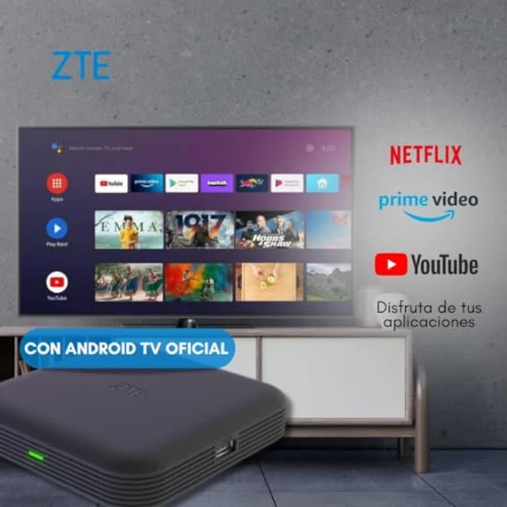 Servimat ZXV10 B866V2K, UHD Streaming Box mit 8 GB RAM, Android 11, Schwarz – Bild 7