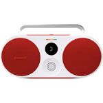 Polaroid P3 Music Player (Red) - Retro-Futuristic Boombox Wireless Bluetooth Speaker Rechargeable with Dual Stereo Pairing