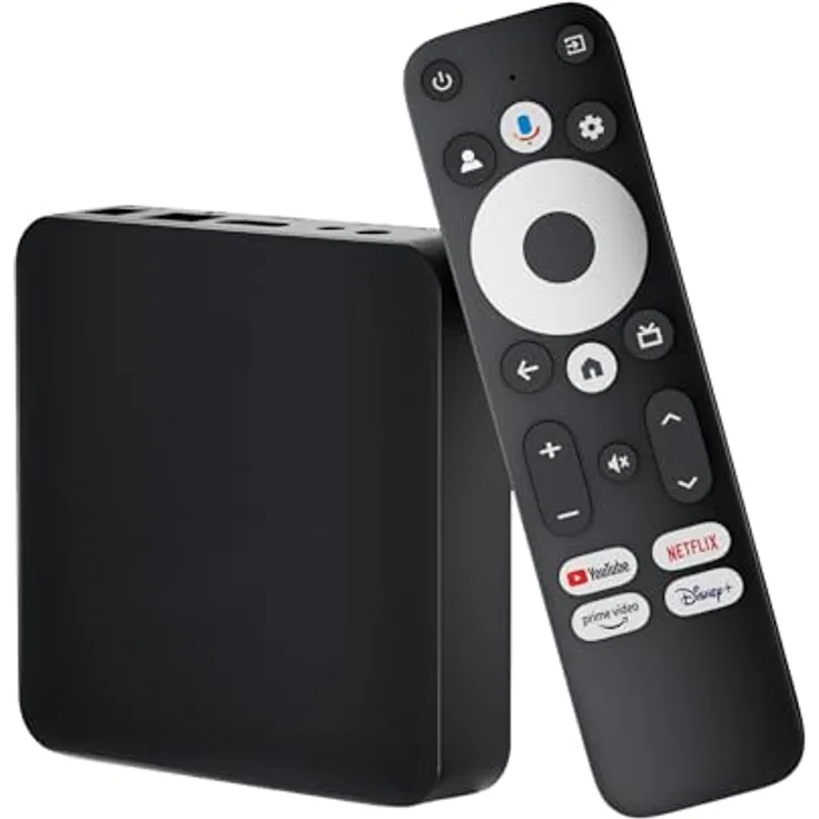 Orbsmart Streaming Box GD2 4K HDR Smart Google TV Player | Dolby Atmos | WLAN/WiFi LAN USB | Chromecast | Netflix | Prime Video | Disney+