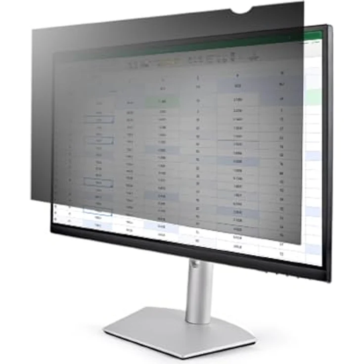 StarTech.com Monitor Privacy Screen for 23" Display - Computer Screen Security Filter - Blue Light Reducing Screen Protector Film - 16:9 Widescreen - Matte/Glossy - +/-30 Degree (PRIVACY-SCREEN-23M) – Bild 1