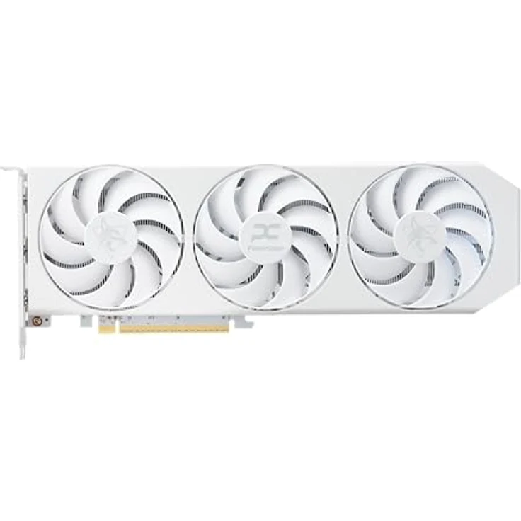 PowerColor Hellhound Spectral White AMD Radeon RX 9060 XT, 16GB GDDR6 Grafikkarte mit HDMI 2.1b und DisplayPort 2.1a – Bild 2