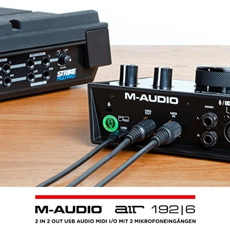 M-Audio AIR 192 | 6 - 2-in-2-out USB Audio- - MIDI-Schnittstelle mit ProTools und Ableton Live Recording Software mit Studio Effekten und Instrumenten – Bild 12