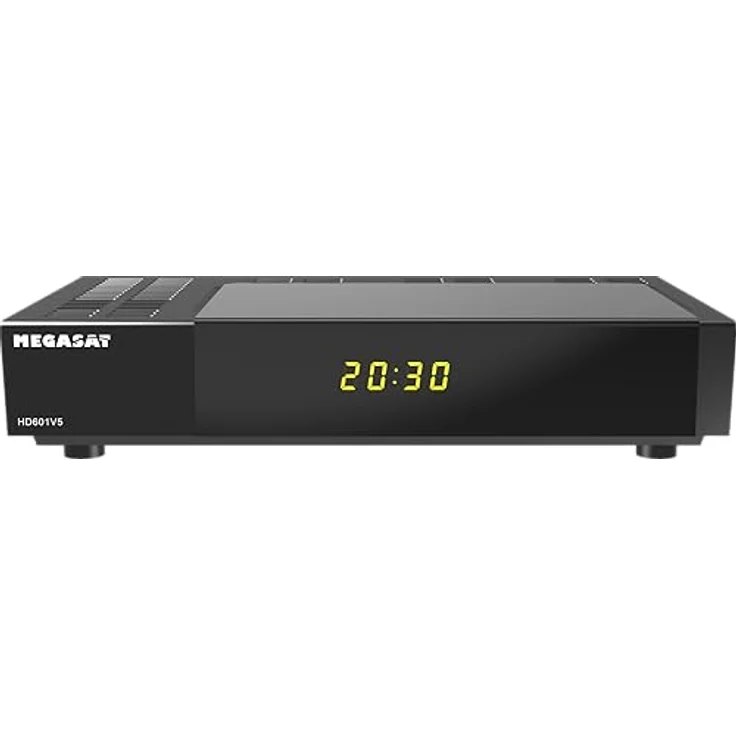 Megasat HD601V5 Full HD Single Sat-Receiver, DVB-S2 mit HDMI, SCART, USB, schwarz – Bild 1