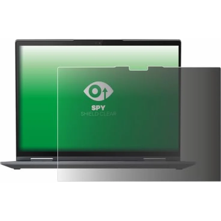 upscreen Blickschutzfolie für Lenovo ThinkPad X1 Yoga Gen 8 14", Anti-Spy Sichtschutz mit Blaulichtfilter, blasenfreie Montage, Made in Germany – Bild 2