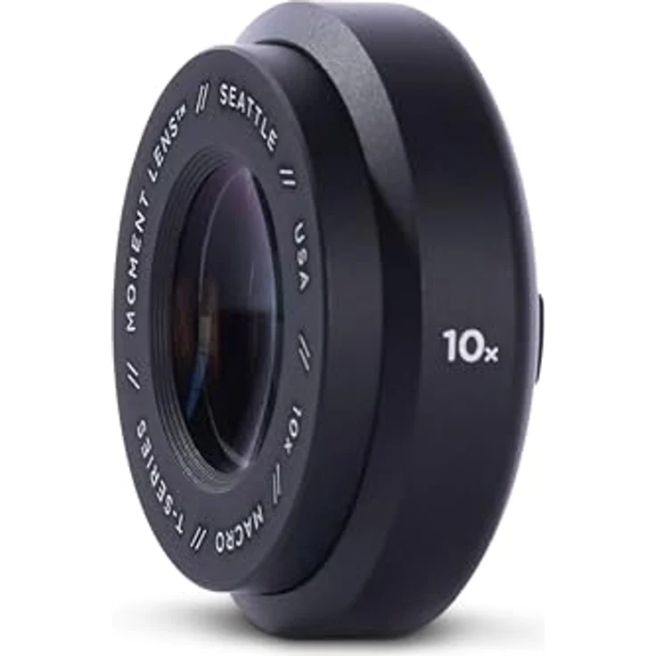 MOMENT Macro 10x Lens T-Series, Makroobjektiv für Smartphones mit Bokeh-Effekt und Gegenlichtblende, kompatibel mit iPhone 13 und neuer – Bild 1