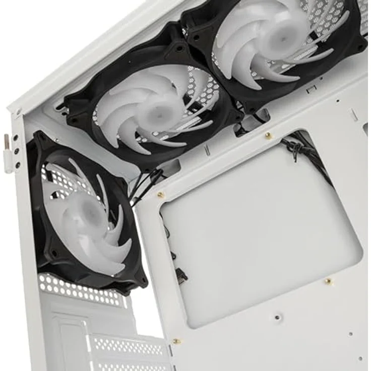 Kolink Observatory MX Glass ARGB Midi-Tower - weiß (ATX, Mini-ATX), PC Gehäuse, Weiss – Bild 9