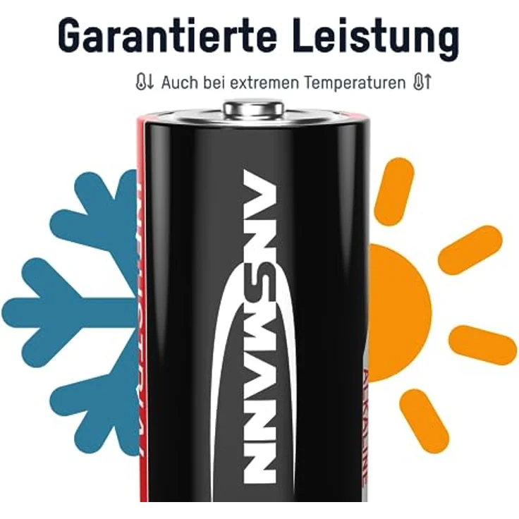 ANSMANN Industrial Alkaline Batterie Mono D LR20 Longlife Alkalibatterie Industriebatterie für hohen Strombedarf (10er Pack) – Bild 5