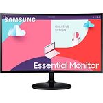 Samsung S36C Essential Monitor S27C364EAU, Curved, 27 Zoll, VA-Panel, Full HD, AMD FreeSync, 75 Hz, Schwarz