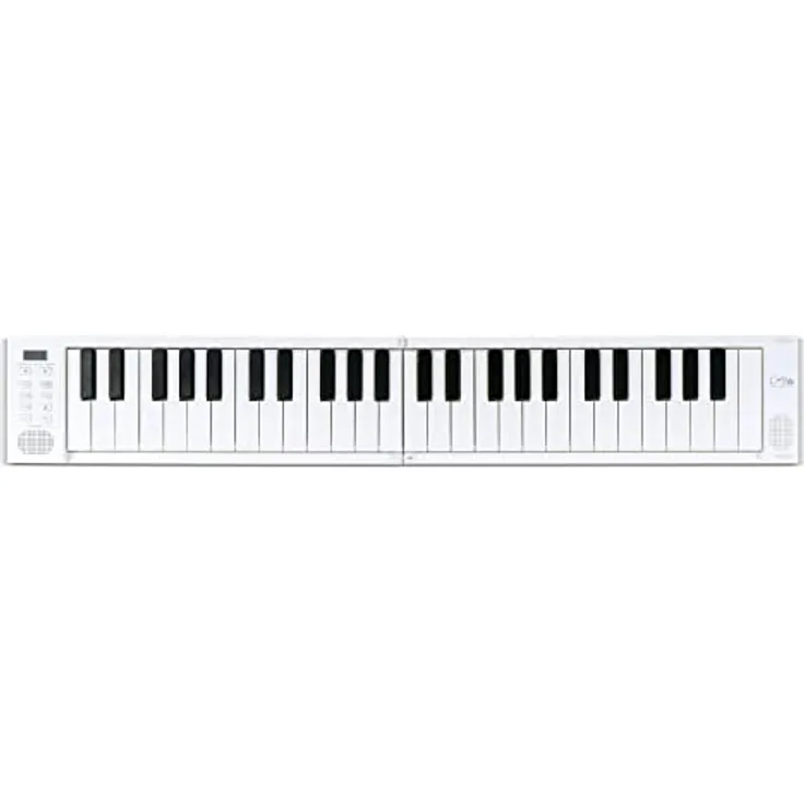 Blackstar FP-49 Touch 49 Tasten, berührungsempfindlich, tragbar, faltbar, mit USB-MIDI-Controller, mit wiederaufladbarem Akku, Weiß