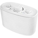 Albrecht KLARO TV Sprachverstärker, kabelloser TV-Lautsprecher mit Clear Voice Sprachoptimierung und Geräuschfilter, Streaming, weiß