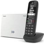 Gigaset AS690A IP Base - DECT-Basisstation mit Telefon und Anrufbeantworter für Ihr Kommunikationssystem - unterstützt 6 Laptops - VoIP - Zugriff auf Google- und Office 365-Kontakte