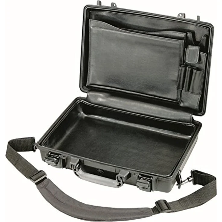 PELI 1470 Professioneller Laptopkoffer, IP67 wasser- und staubdicht, 11L Volumen, schwarz, ohne Schaumstoff – Bild 3