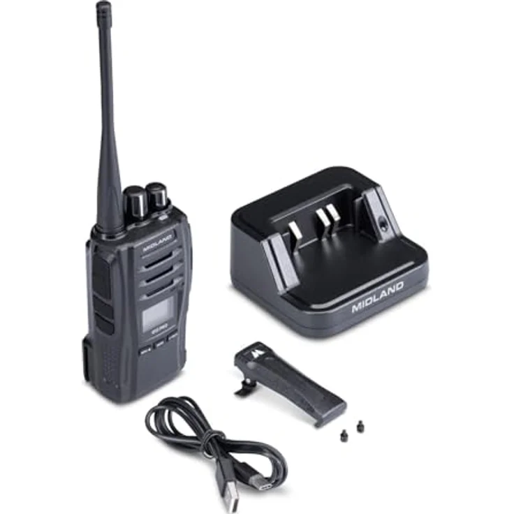 Midland G13 PRO PMR446 + LPD Funkgerät, vielseitiges Dual-Band-Handfunkgerät für professionelle und Outdoor-Nutzung – Bild 3
