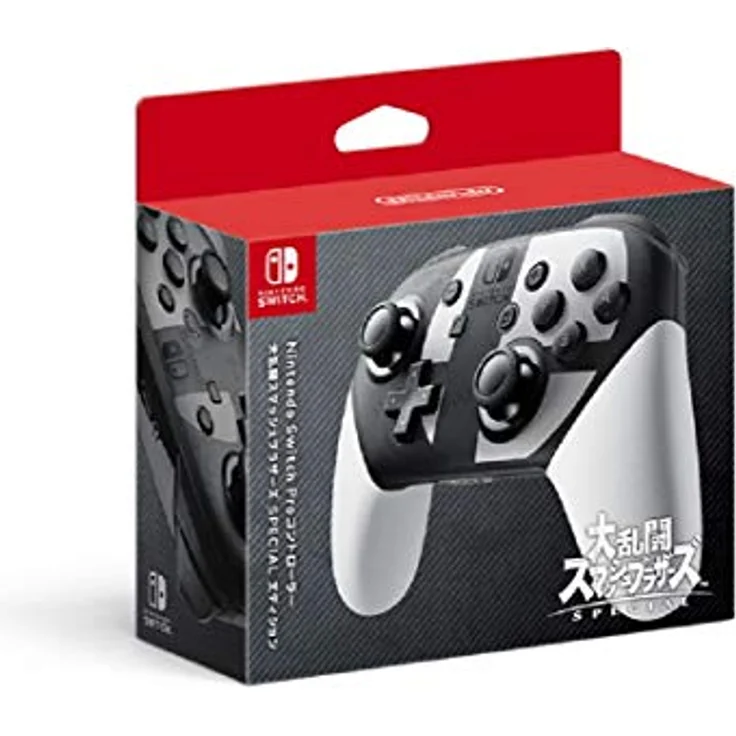 Nintendo Super Smash Bros Pro Controller, Gamepad mit Bewegungssteuerung und HD Rumble, One Size – Bild 2
