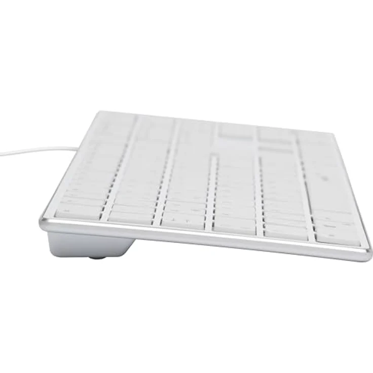 Speedlink RIVA Slim Metal Scissor Keyboard, Kabelgebunden, Weiß, DE Layout, ergonomisches Design mit Scissor-Switches – Bild 3