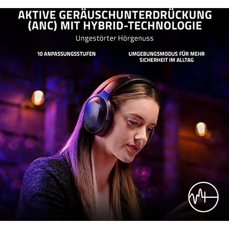 Razer Barracuda Pro Gaming-Headset, schwarz, USB-Dongle, Bluetooth (RZ04-03780100-R3M1) – Bild 2