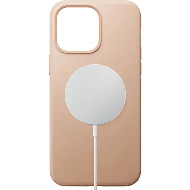 NOMAD Moderne Lederhülle für iPhone 14 Pro Natur Leder 360° Erhöhte Kanten TPE Bumper 10ft Fallschutz Mag Safe & Wireless Charging – Bild 2