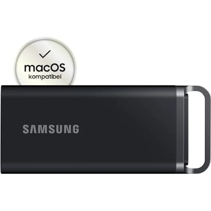 Samsung Portable SSD T5 EVO, 4 TB, USB 3.2 Gen. 1, 460 MB/s Lesen, 460 MB/s Schreiben, Externe Festplatte für Mac, PC, Android, Smart TVs und Spielkonsolen, Inkl. USB-C-Kabel, MU-PH4T0S/EU – Bild 2