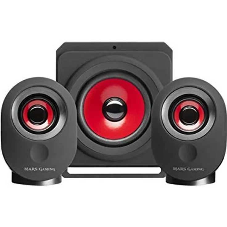 Mars Gaming MSX, altavoces PC 35W, 5 modos multimedia, subwoofer 2.1, Jack 3.5mm – Bild 2