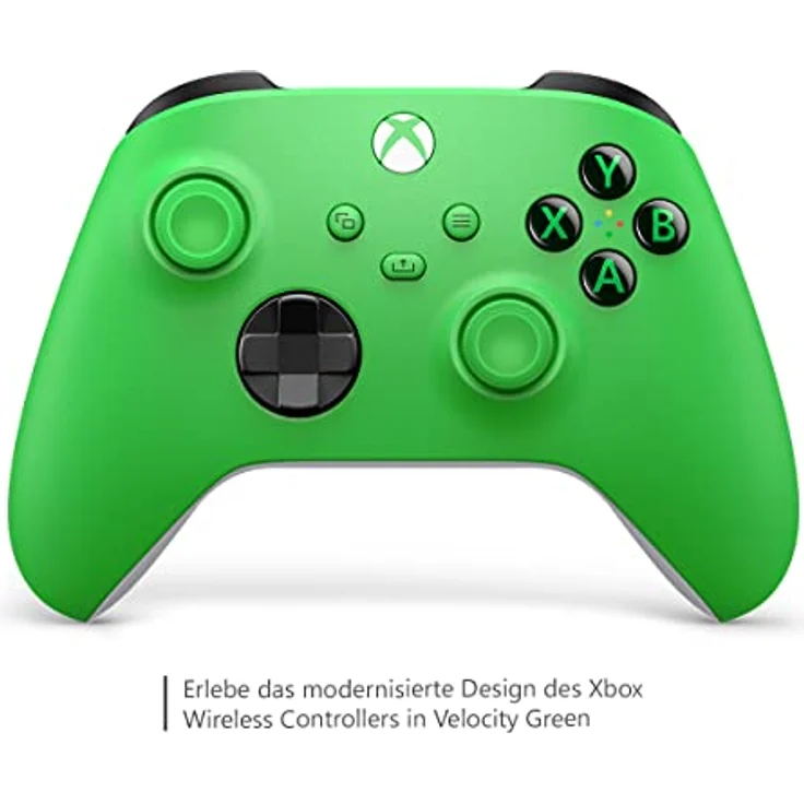 Xbox Wireless Controller - Velocity Green, drahtloses Gamepad mit strukturiertem Griff und Share-Taste – Bild 2