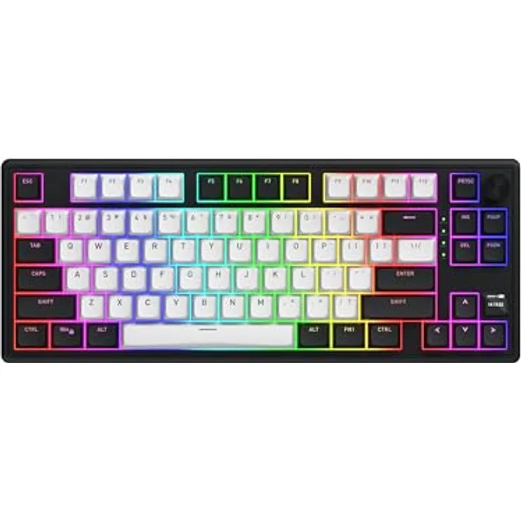 HATOR Skyfall 80 MAG Ultima 8K Gaming-Tastatur, Magnetische Switches, Rapid-Trigger, 8000Hz, Wireless/Kabel, Schwarz, US-Layout