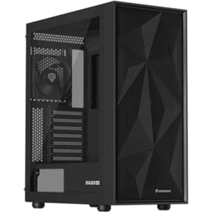 Genesis Obudowa Diaxid 605F czarna (NPC-2046) ATX, Mini-ATX, mATX, PC Gehäuse, Schwarz – Bild 3